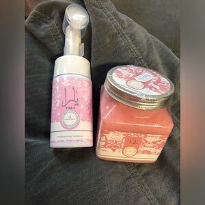 Yara Foaming Face Wash & Face and Body exfoliant